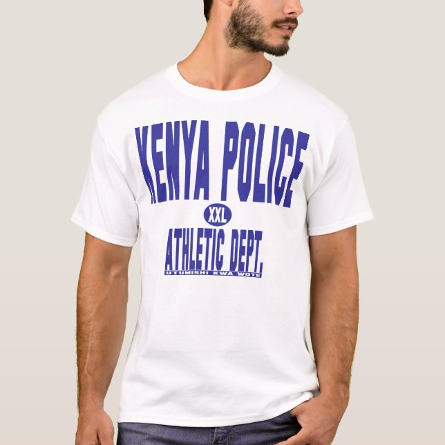 camiseta atlética de la policía de Kenia (Anverso)
