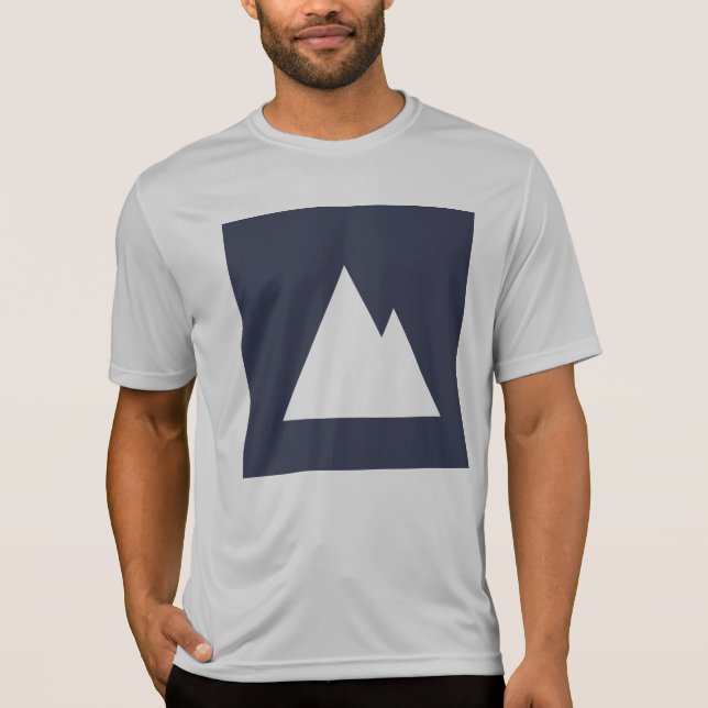Camiseta atlética del logotipo del vago de la (Anverso)