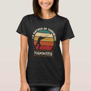 Camiseta Atlético de campo de pista de tirador de martillo