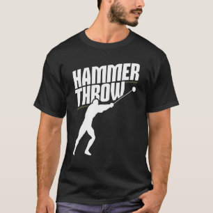 Camiseta Atlético de campo de pista de tirador de martillo