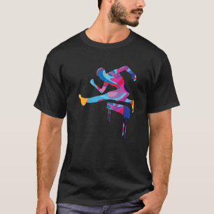 Camiseta Atletismo Atletismo Gráfico colorido