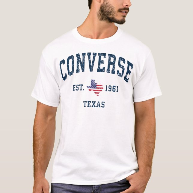 Camiseta Atletismo de bandera estadounidense contra Texas T (Anverso)