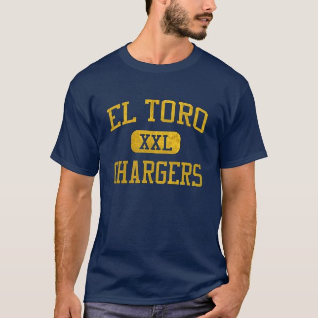 Camiseta Atletismo de El Toro Chargers (Anverso)