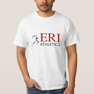 Camiseta Atletismo de ERI - manga corta w/Slogan del blanco