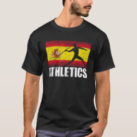 Atletismo Deporte Bandera España Javelin Throw