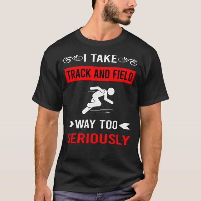 Camiseta Atletismo en serio (Anverso)