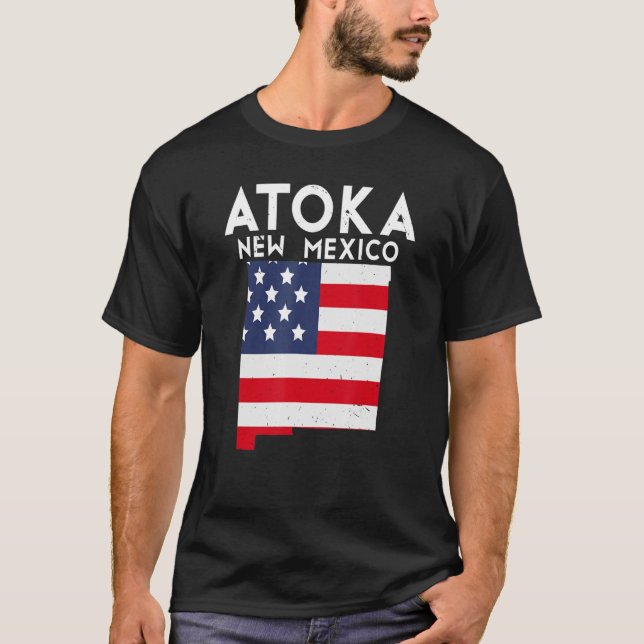Camiseta ATOKA EE.UU. EE.UU. EE.UU. viajar nuevo México nue (Anverso)