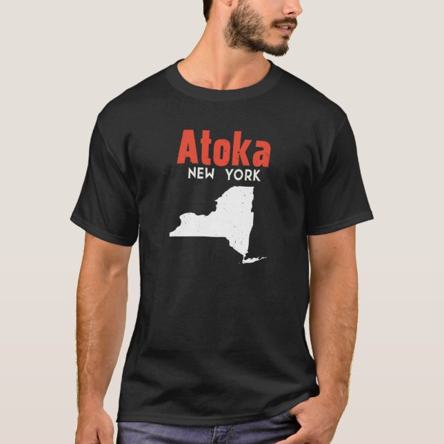 Camiseta Atoka New York Estados Unidos EE.UU. Viaja New Yor (Anverso)