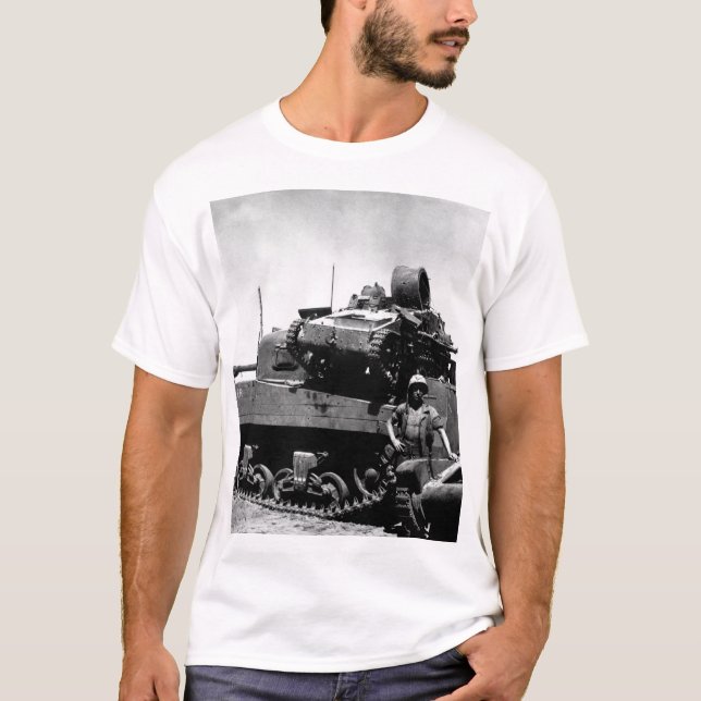Camiseta Atolón de Kwajalein.  Pfc. N.E. Carling se coloca (Anverso)