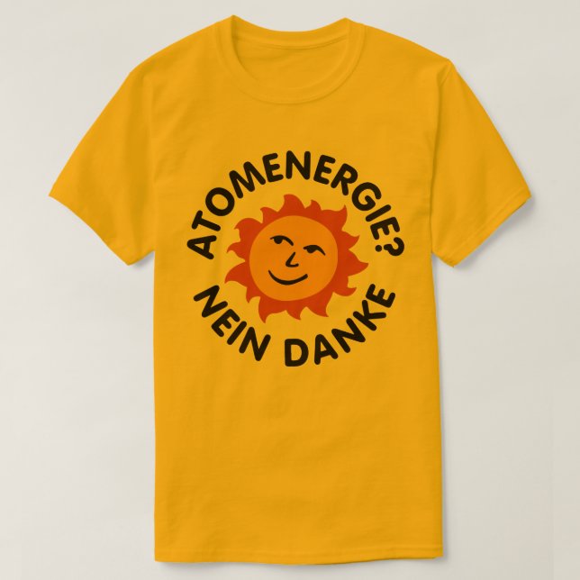 Camiseta ¿Atomenergie? Nein Danke (Diseño del anverso)