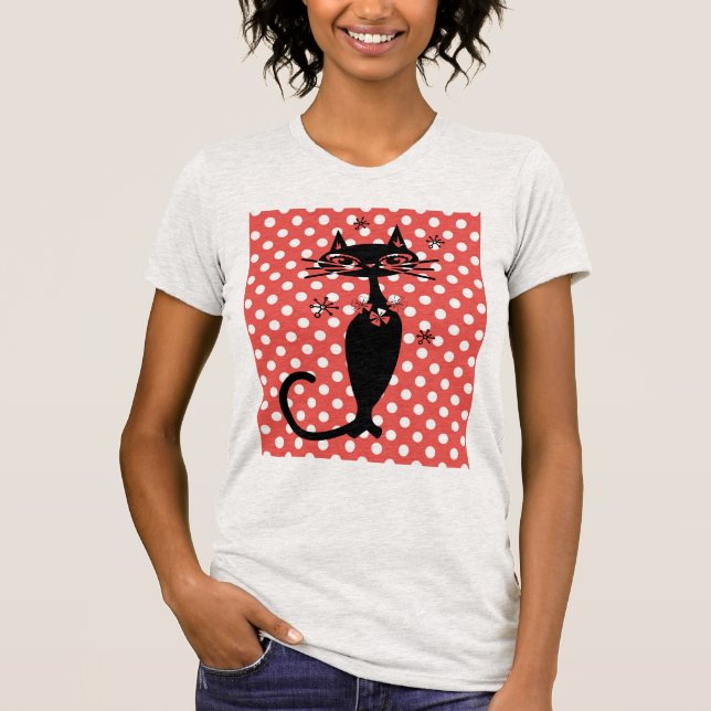 Camiseta ATOMIC CAT RETRO T-SHIRTS de 1950 (Anverso)