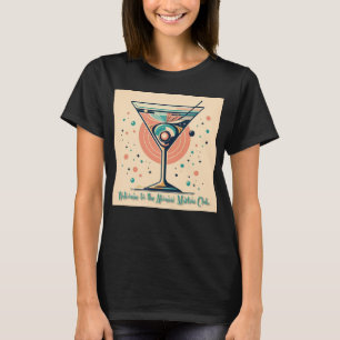 Camiseta Atomic Martini Club Retro Futurista Era Espacial