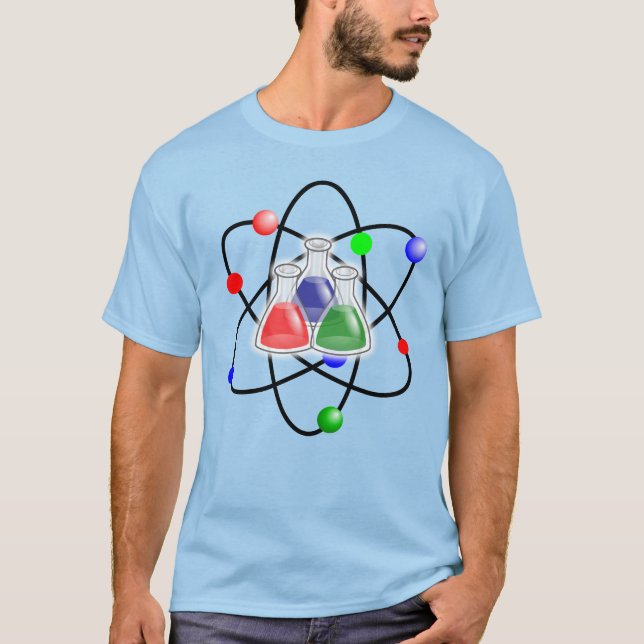 Camiseta Átomo de ciencia (Anverso)