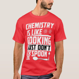 Camiseta Átomo de cocina de química de mesa periódica 1