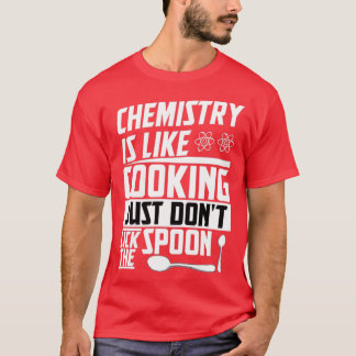 Camiseta Átomo de cocina de química de mesa periódica 1