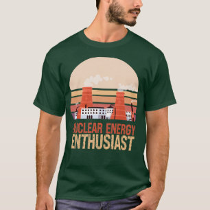 Camiseta Átomo de energía de la planta de energía nuclear 1