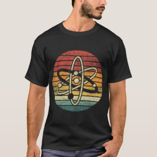 Camiseta Átomo de mecánica cuántica retro
