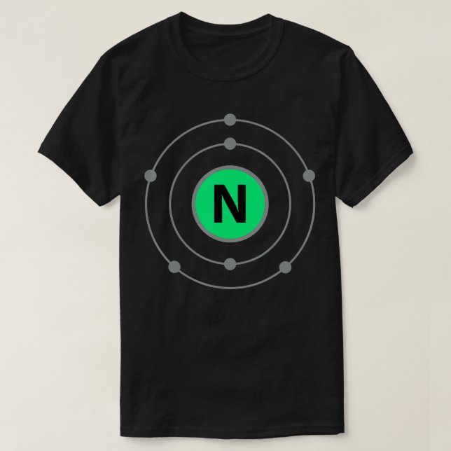 Camiseta Átomo de nitrógeno se convierte en Moléculas para  (Diseño del anverso)