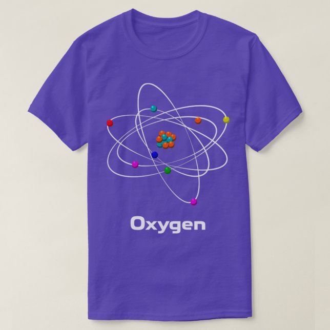 Camiseta Átomo de oxígeno (Diseño del anverso)