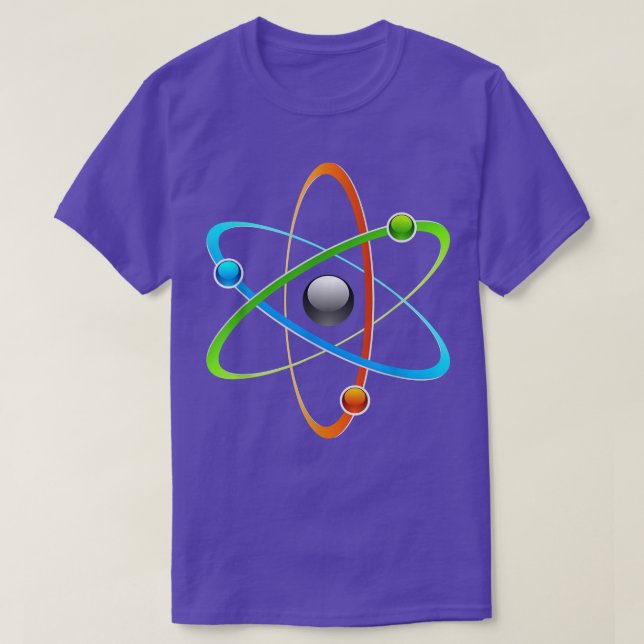 Camiseta Átomo Químico de Química Científica (Diseño del anverso)