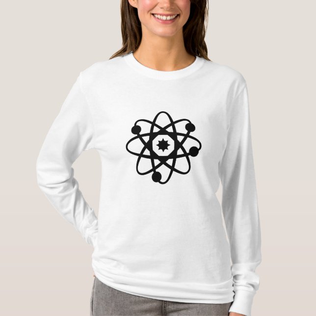 Camiseta Átomo retro (Anverso)