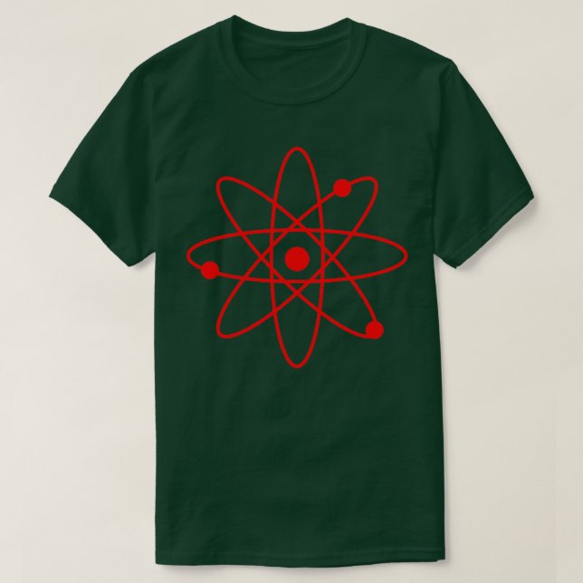 Camiseta Átomo rojo (Diseño del anverso)