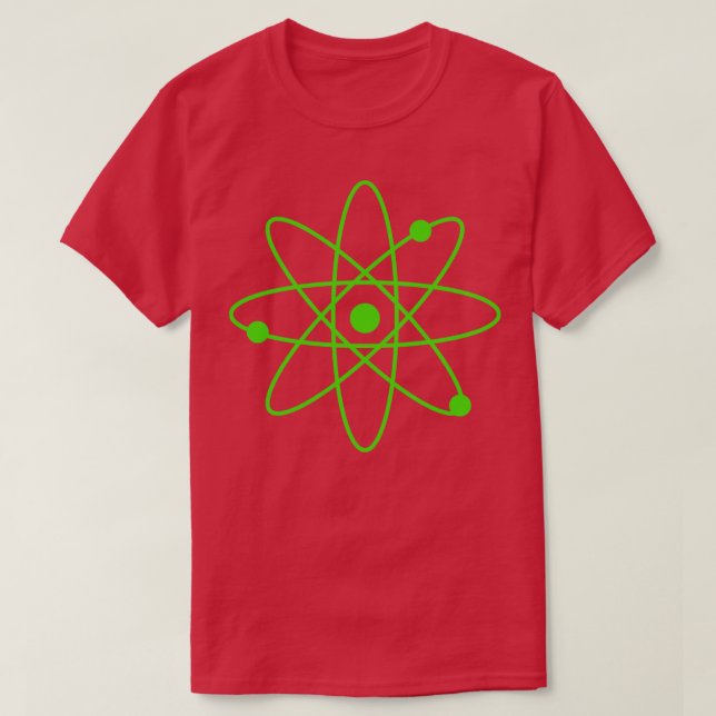 Camiseta Átomo verde (Diseño del anverso)