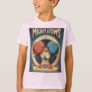 Camiseta Átomos Poderosos – Logotipo abstracto para una muj