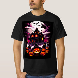 Camiseta atormentada de la casa de Halloween - Bru