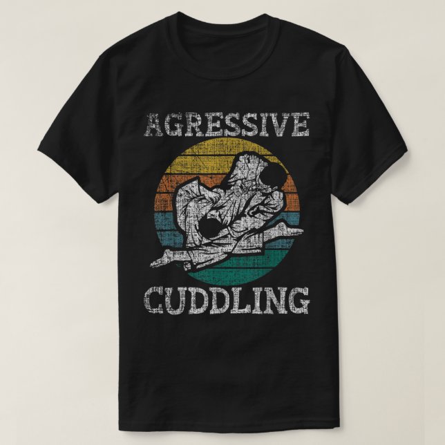 Camiseta Atorsión agresiva - brasileño Jiu Jitsu MMA BJJ (Diseño del anverso)