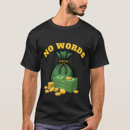 Camiseta atraco al banco - icono de dinero - sin palabras