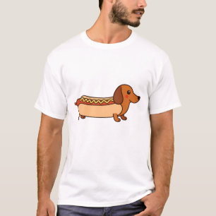 Camiseta atractiva de dachshund