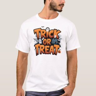 Camiseta Atractiva noche de Halloween con fantasmas