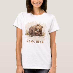 Camiseta Atractiva tarjeta del día de la madre para el bebé