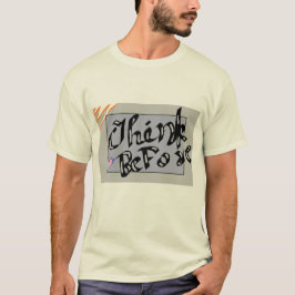 Camiseta atractiva única para hombres