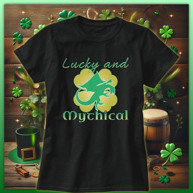 Camiseta Atractivo afortunado y mítico (Subido por el creador)