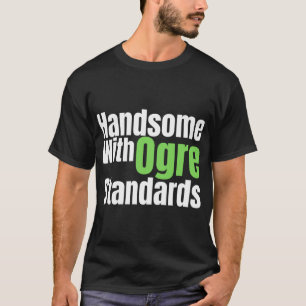 Camiseta atractivo con estándares ogre