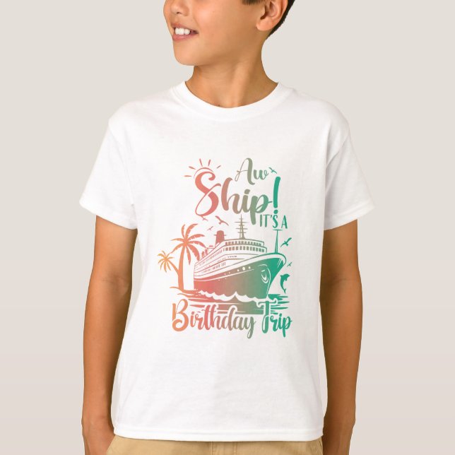 Camiseta Atractivo de la celebración del cumpleaños del cru (Anverso)