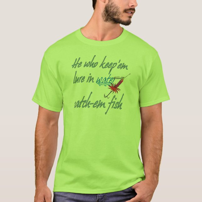 Camiseta Atractivo de pesca (Anverso)