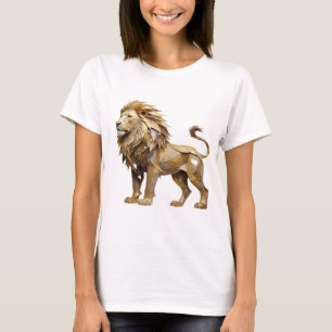Camiseta Atractivo diseño moderno LION KING plateado