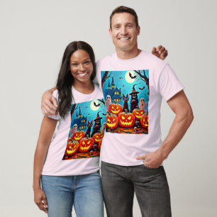 Camiseta Atractivo diseño nocturno de Halloween