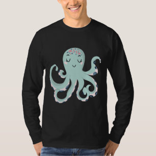 Camiseta Atractivo Opulpo de vida oceánica de peces oceánic