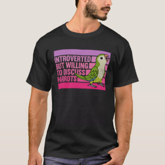 Camiseta Atractivo Pero Parroquial Verde Monk Parakeet Quak