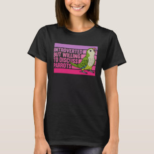 Camiseta Atractivo Pero Parroquial Verde Monk Parakeet Quak