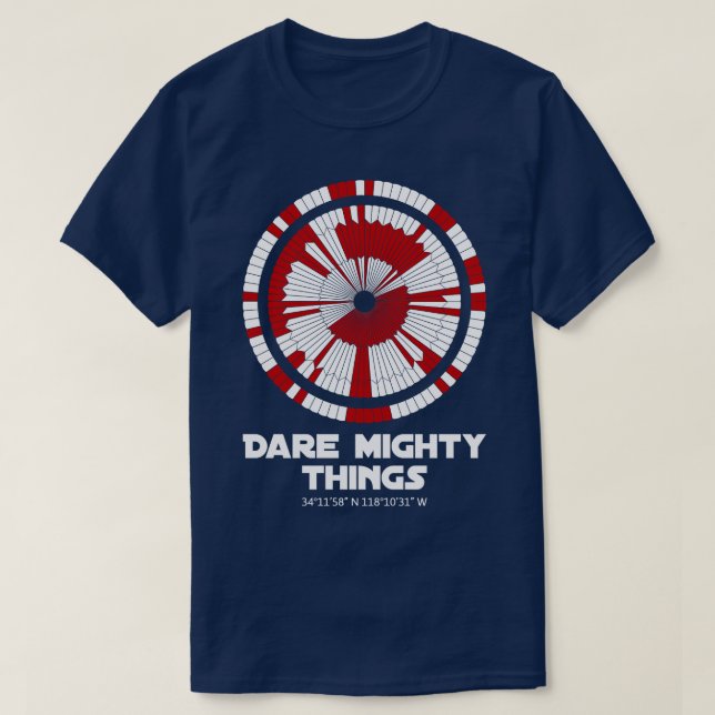 Camiseta Atractivos objetos poderosos Perseverancia Mars Ro (Diseño del anverso)