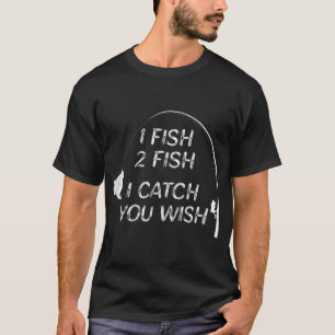 Camiseta Atrapa Boca Grande Deseo Divertido de Pesca de Lub