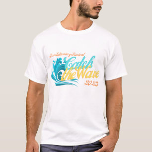 Camiseta Atrapa la ola de resurgimiento aquí en 2023