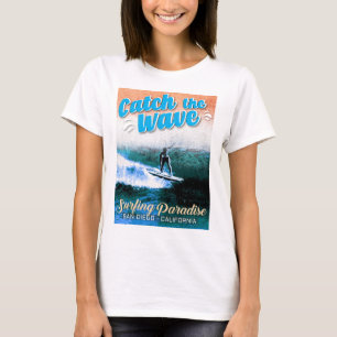 Camiseta Atrapa la ola - Paraíso de surf