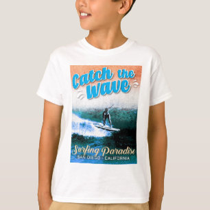 Camiseta Atrapa la ola - Paraíso de surf