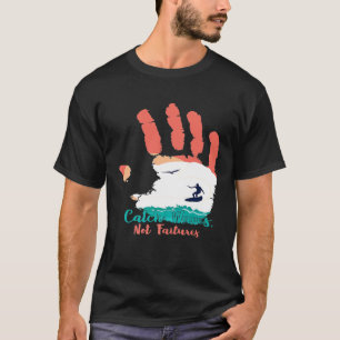 Camiseta Atrapa Olas No Fracasos Surf Mano Impresa Olas Sur